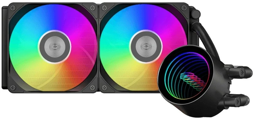 Фото: Система рідинного охолодження PCCooler DA240 V2 ARGB Black (DA240V2-BKAWXX-GL) № 11 | KTC