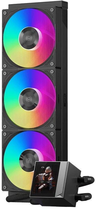 Фото: Система рідинного охолодження PCCooler DC360 Pro ARGB Display Black (DC360Pro-BKAWXY-GL) № 8 | KTC