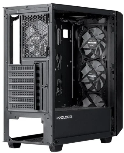 Фото: Корпус ProLogix E120 Tempered Glass and Mesh Black with window (E120 Black) № 16 | KTC