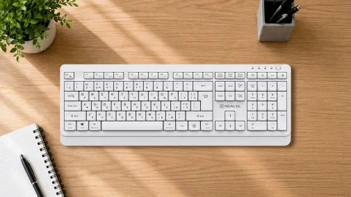 Фото: Клавіатура Real-EL RK-761W Wireless White (EL123100059) № 21 | KTC