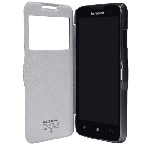 Фото: Чохол Nillkin для Lenovo A680 - Fresh Series Leather Case чорний № 8 | KTC