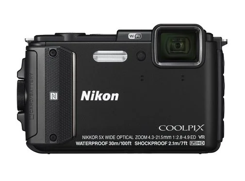 Фото: Цифрова фотокамера Nikon Coolpix AW130 чорна № 8 | KTC
