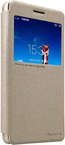 Фото: Чохол Nillkin для Lenovo Vibe P1m - Spark series золотий № 11 | KTC