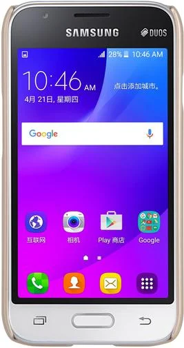 Фото: Чохол Nillkin для Samsung J1 J105 - Super Frosted Shield золотий № 11 | KTC