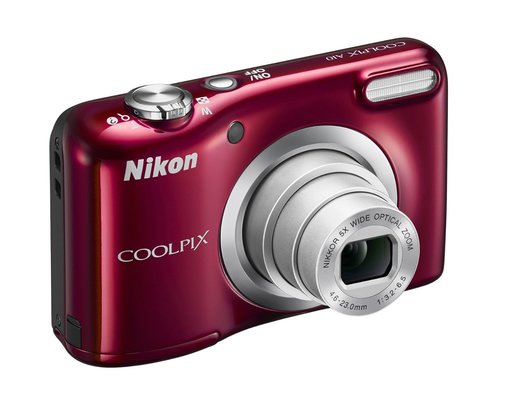 Цифрова фотокамера Nikon Coolpix A10 червона бік