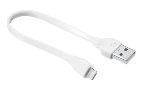 Фото: Кабель USB Urban Revolt AM / Lightning 0.2 м білий № 6 | KTC