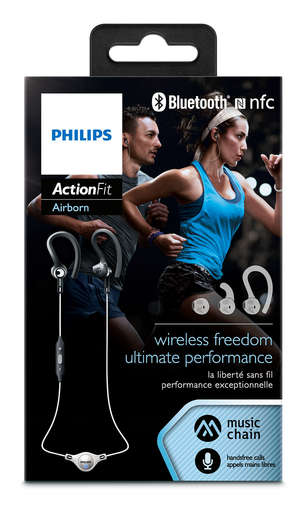 Гарнітура Philips ActionFit SHQ8300WS чорна