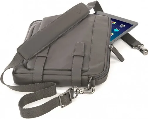 Фото: Сумка для ноутбука Tucano Tema Shoulder Bag сіра № 7 | KTC