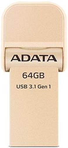 Флешка USB A-Data I920 64 ГБ (AAI920-64G-CGD) золота