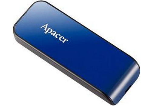 Флешка USB Apacer AH334 4 ГБ (AP4GAH334U-1) синя