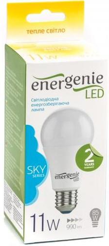 Лампа світлодіодна EnerGenie LED 11W (85W) 3000K 990lm E27