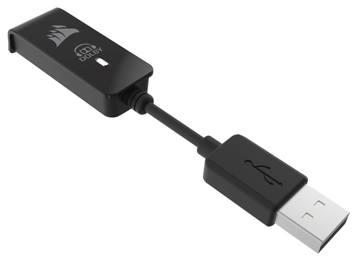 Гарнітура Corsair Hybrid + Dolby 7,1 USB Adapter чорна