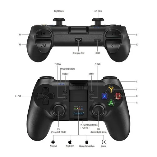 Фото: Геймпад Gamesir T1s Black № 6 | KTC