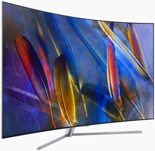 Телевізор LED Samsung QE55Q7CAMUXUA (Curved, Smart TV, Wi-Fi, 3840x2160)
