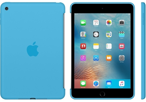 Чохол для планшета Apple iPad mini 4 - Silicone Case Blue (MLD32ZM/A)