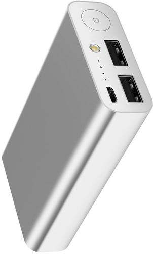 Батарея універсальна ASUS Power Bank Zen Power Pro 10050mAh Silver (90AC00S0-BBT017)