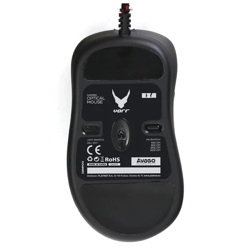 Фото: Миша OMEGA VARR OM-275 Laser pro Black (OM0275) № 6 | KTC