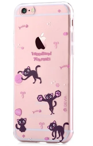 Фото: Чохол Devia for iPhone 6/6S Plus - Vango Soft Case Alan Cat № 9 | KTC