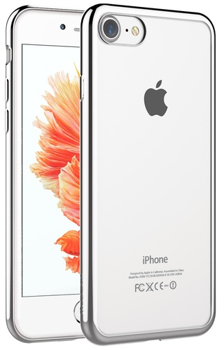 Чохол Devia for iPhone 7 - Glitter soft case Silver (6952897992651)