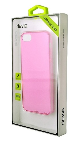 Чохол Devia for iPhone 5 - Naked Crystal Pink (6952897984328	)