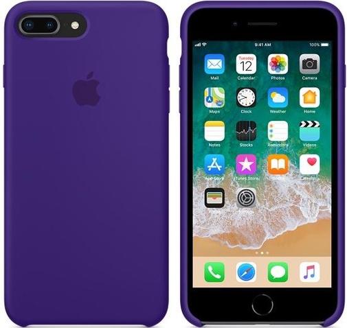 for iPhone 8 Plus - Silicone Case PUltra Violet