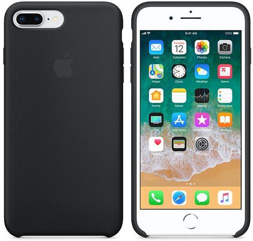 Чохол-накладка Apple для iPhone 7/8 Plus - Silicone Case Black