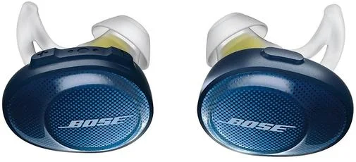 Фото: Навушники BOSE SoundSport Free Blue/Citron (SS free blue) № 7 | KTC