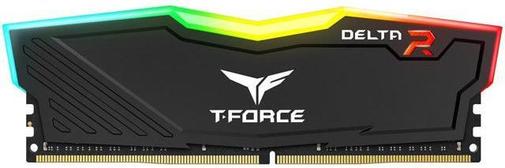 Оперативна пам’ять Team T-Force Delta RGB Black DDR4 1x8GB TF3D48G2400HC15B01