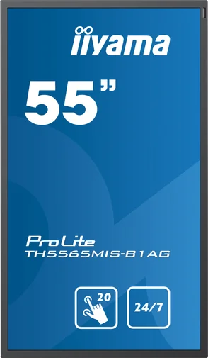 Фото: Монітор iiyama ProLite TH5565MIS-B1AG Black - 54.6" IPS / 1920×1080 / 60 Гц № 5 | KTC