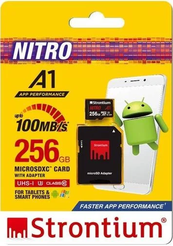 Фото: FLASH пам'ять STRONTIUM Nitro A1 Micro SDXC 256GB SRN256GTFU3A1A № 5 | KTC