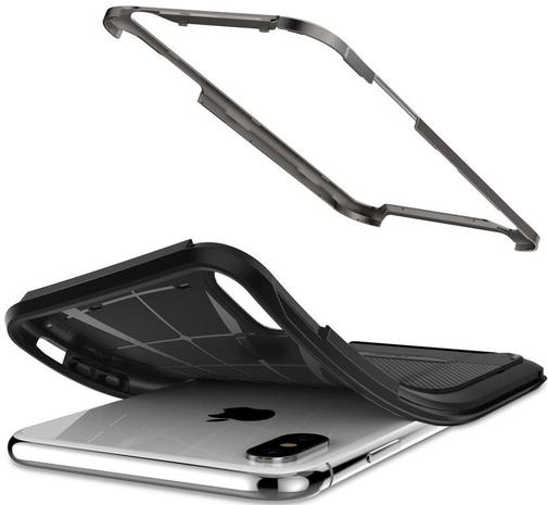 Чохол Spigen for iPhone XS Max - Hybrid NX Gunmetal (065CS24863)