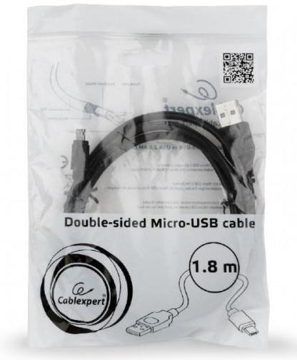 Кабель Cablexpert AM / Micro USB 1.8m Black (CC-USB2-AMmDM-6)