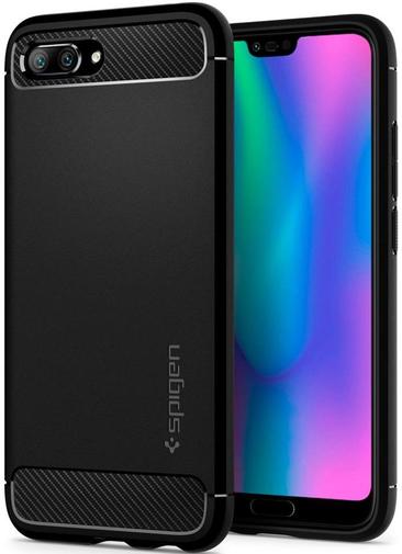 Чохол-накладка Spigen для Honor 10 - Rugged Armor Black