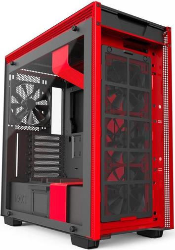 Корпус для ПК NZXT H700i Black/ Red (CA-H700W-BR)