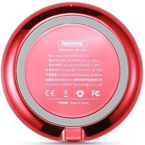 Зарядний пристрій Remax Linon Wireless Charger RP-W11 Red (RP-W11-RED)