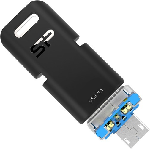 Флешка USB Silicon Power Mobile C50 128GB SP128GBUC3C50V1K Black