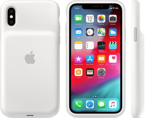 Чохол Apple for iPhone Xs - Smart Battery Case White (MRXL2)