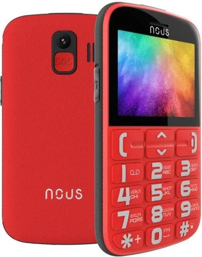 Фото: Мобільний телефон Nous Helper Red (NS 2422 red) № 5 | KTC
