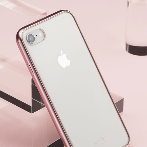 Чохол Moshi for Apple iPhone 8 Plus/7 Plus - Vitros Clear Protective Case Orchid Pink (99MO103253)
