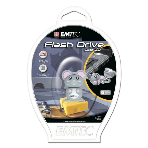 Фото: Флешка USB Emtec M312 Mouse 4ГБ (EKMMD4GM312) № 6 | KTC