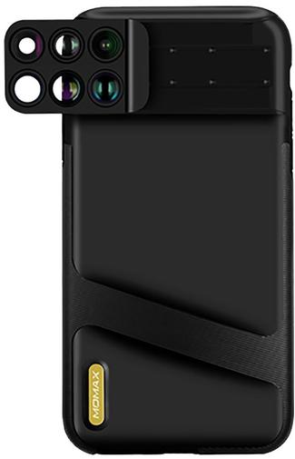 Чохол Momax for iPhone X/Xs - X-Lens 6-in-1 Black (CC3D)