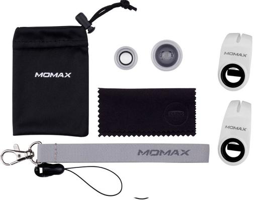 Зовнішня лінза Momax X-Lens 2in1 Superior Lens Set - Silver (CAM2S)