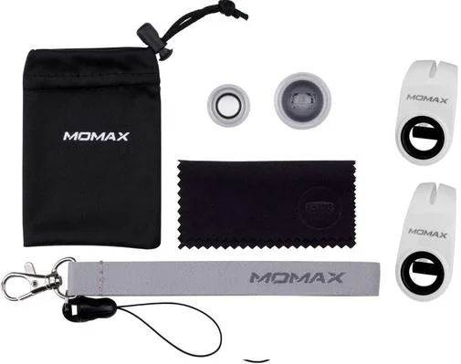 Фото: Зовнішня лінза Momax X-Lens 2in1 Superior Lens Set Silver (CAM2S) № 12 | KTC