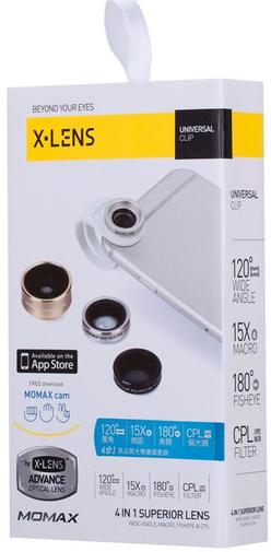 Зовнішня лінза Momax X-Lens 4in1 Superior Lens Set (CAM4)