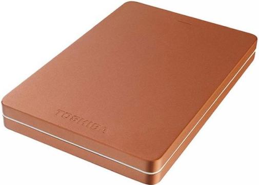 Зовнішній жорсткий диск Toshiba Canvio Alu 500GB HDTH305ER3AB Red