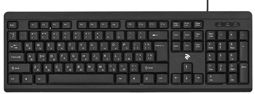 Клавіатура, 2E KS108 USB Black