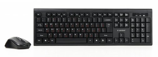 Комплект клавіатура+миша Gembird KBS-WM-03-UA Black