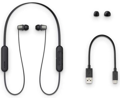 Гарнітура Sony WI-C310 Bluetooth Black (WIC310B.CE7)