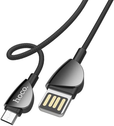 Кабель Hoco U62 Simple charging AM / Micro USB 1m Black (U62 Micro Black)