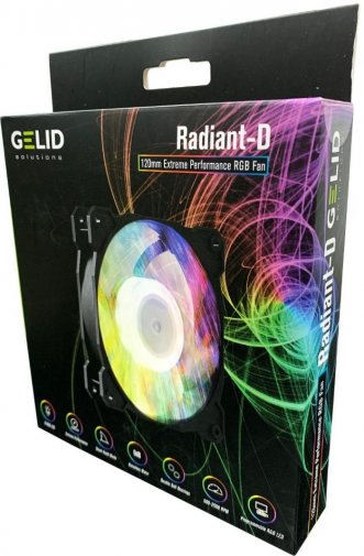 Вентилятор для корпуса Gelid Radiant-D Digital-RGB LED (Radiant-D RGB LED)